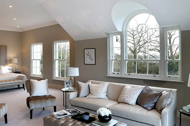 timber sash sliding window London
